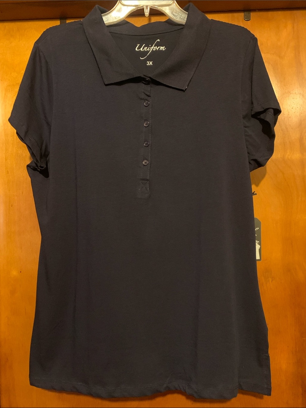 NWT Splash Size 3X Navy Blue Collared Uniform Shirt